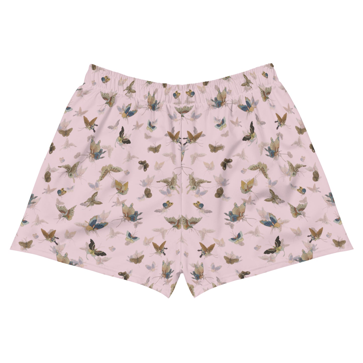 Butterfly dancing｜Unisex Athletic Shorts｜Pale pinkish gray