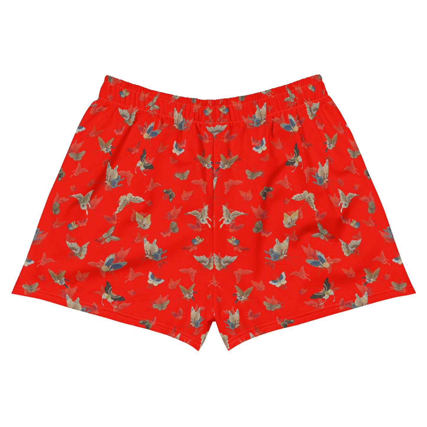 Butterfly dancing｜Unisex Athletic Shorts｜Garnet red