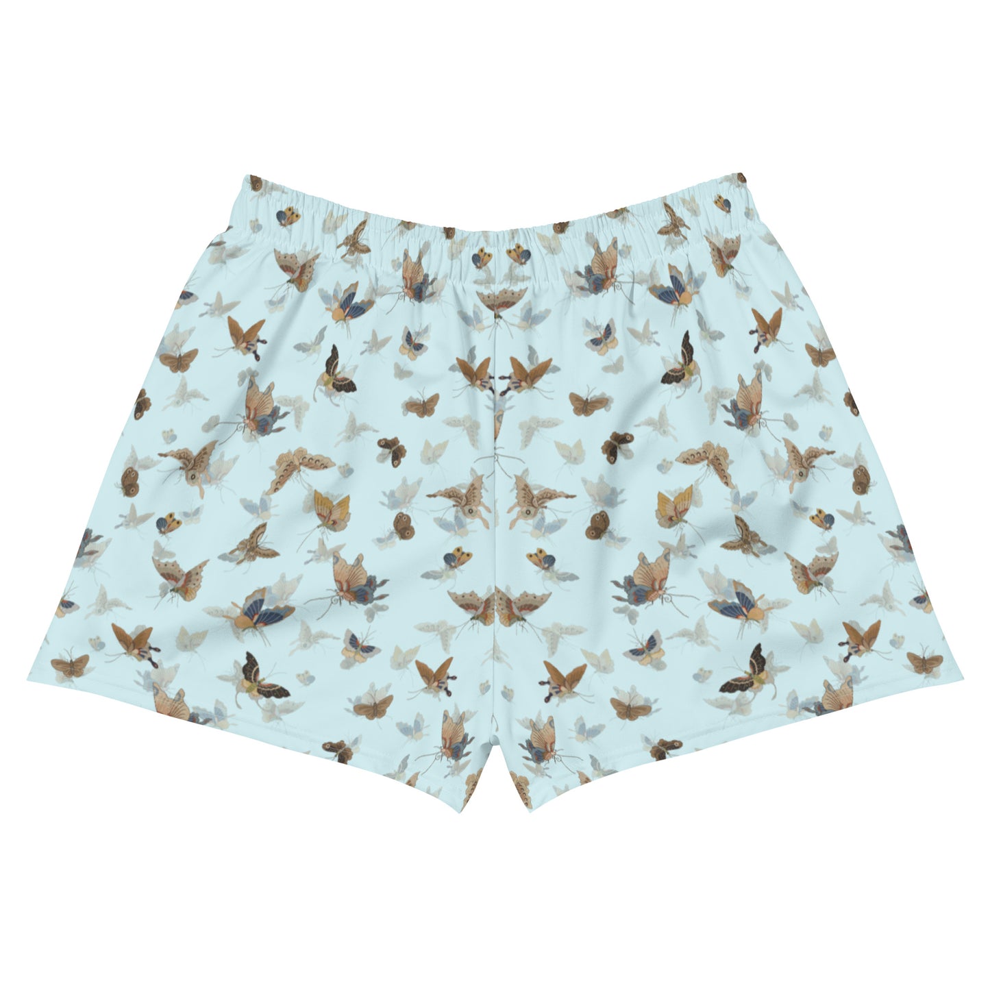 Butterfly dancing｜Unisex Athletic Shorts｜Aqua blue