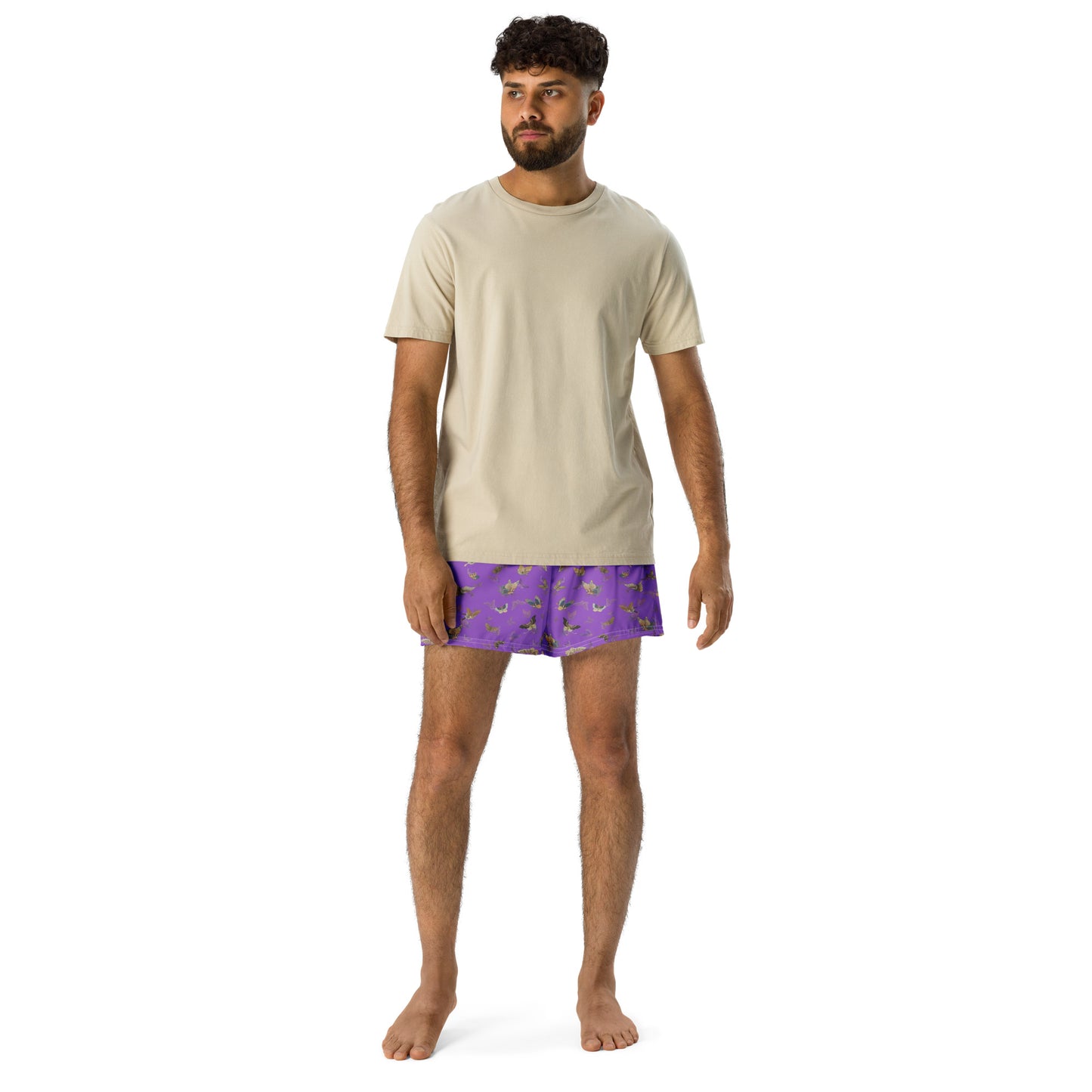 Butterfly dancing｜Unisex Athletic Shorts｜Purple