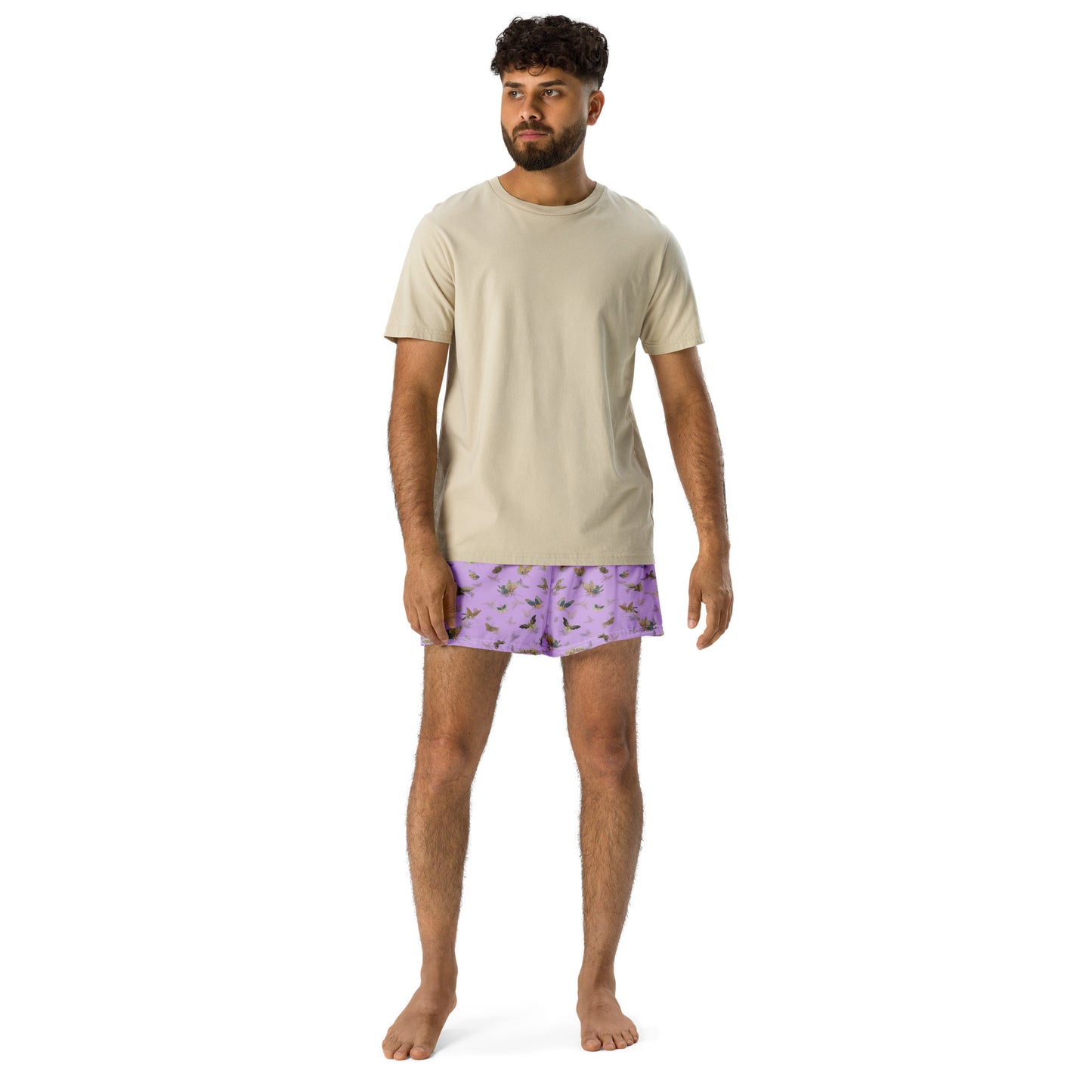 Butterfly dancing｜Unisex Athletic Shorts｜Lilac