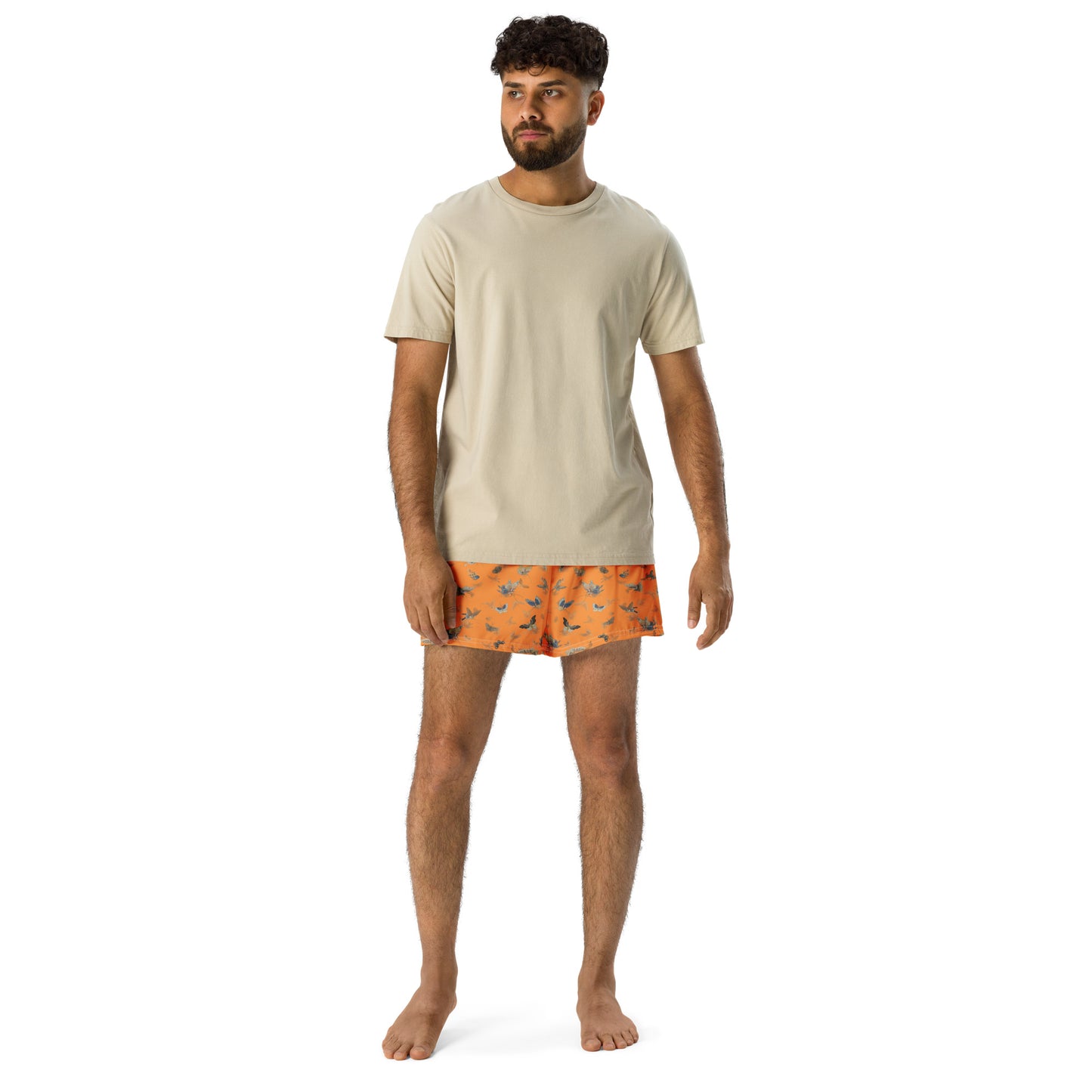 Butterfly dancing｜Unisex Athletic Shorts｜Orange