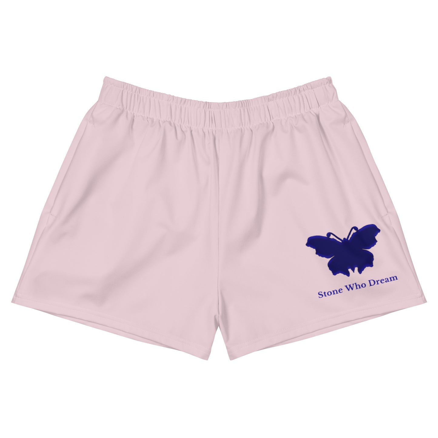 Logo collection｜Unisex Athletic Shorts｜Pale pinkish gray