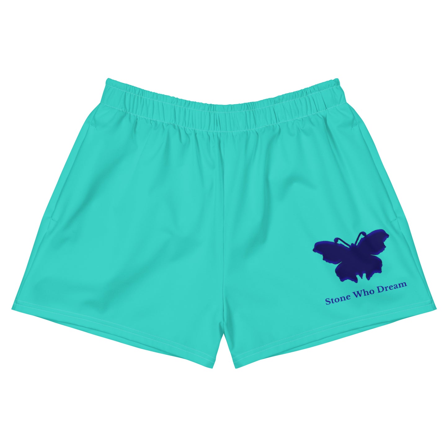 Logo collection｜Unisex Athletic Shorts｜Turquoise