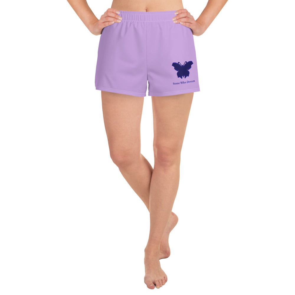 Logo collection｜Unisex Athletic Shorts｜Lilac