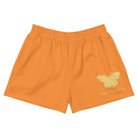 Logo collection｜Unisex Athletic Shorts｜Orange