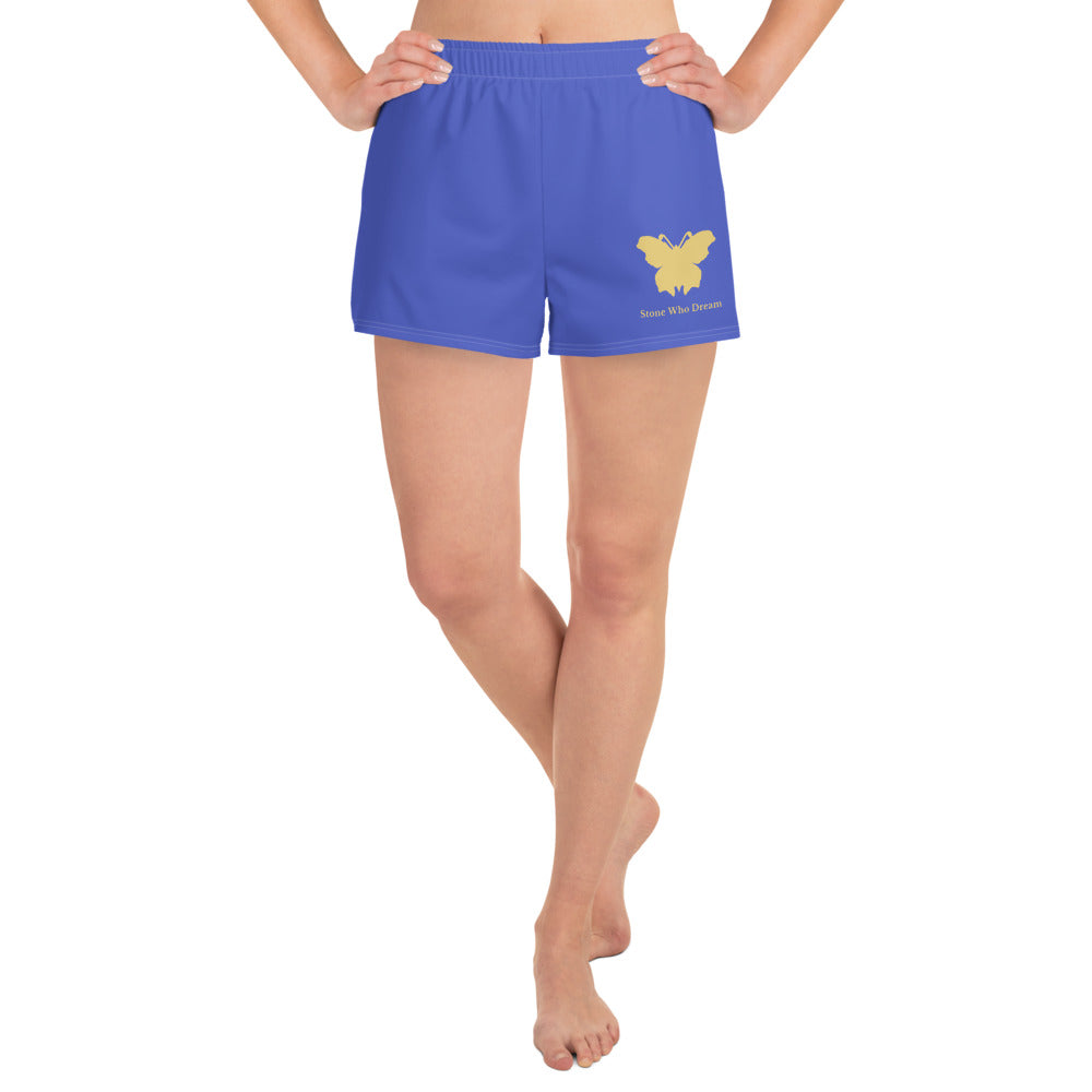 Logo collection｜Unisex Athletic Shorts｜Royal blue