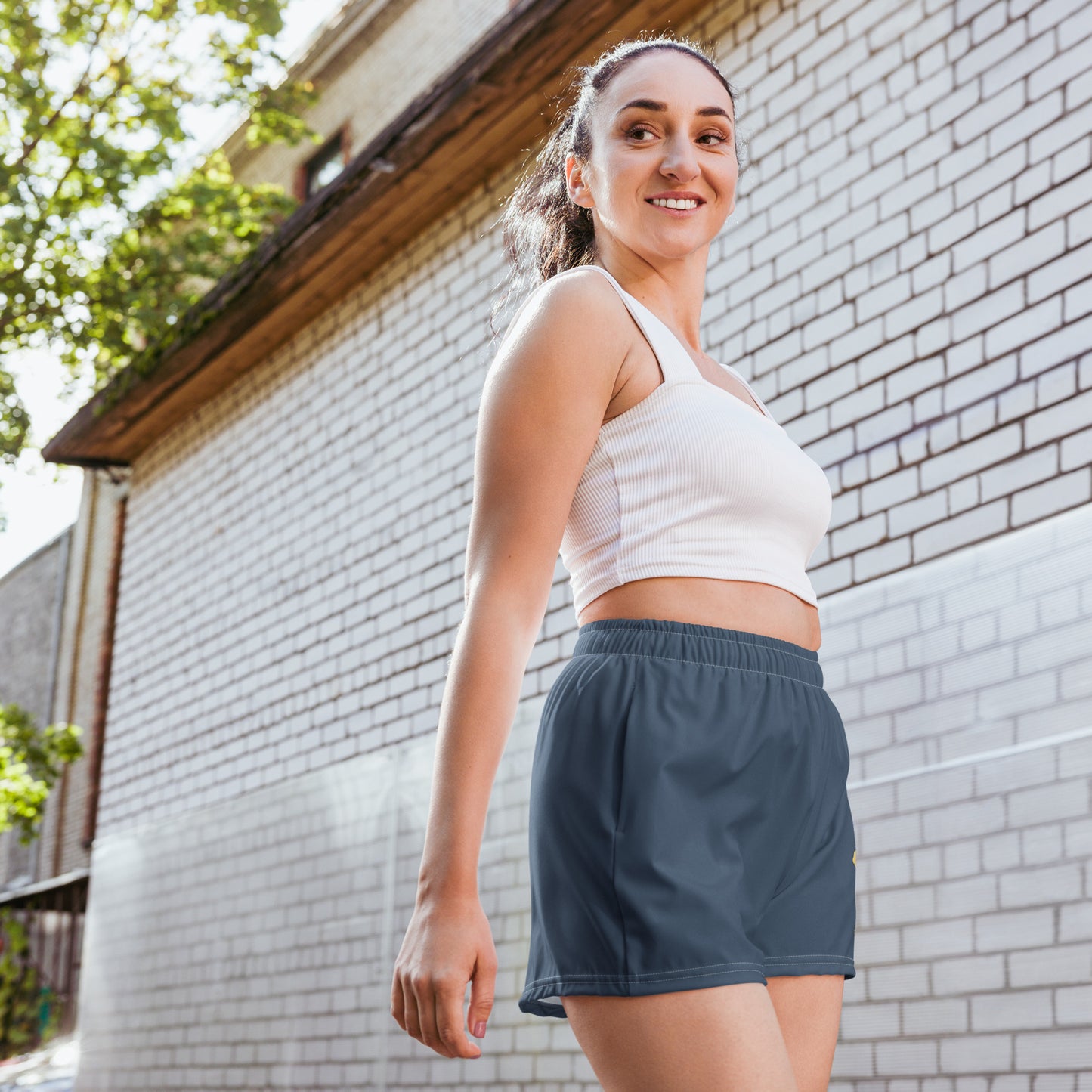 Logo collection｜Unisex Athletic Shorts｜Dark blue