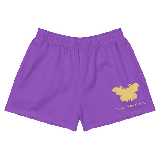 Logo collection｜Unisex Athletic Shorts｜Purple