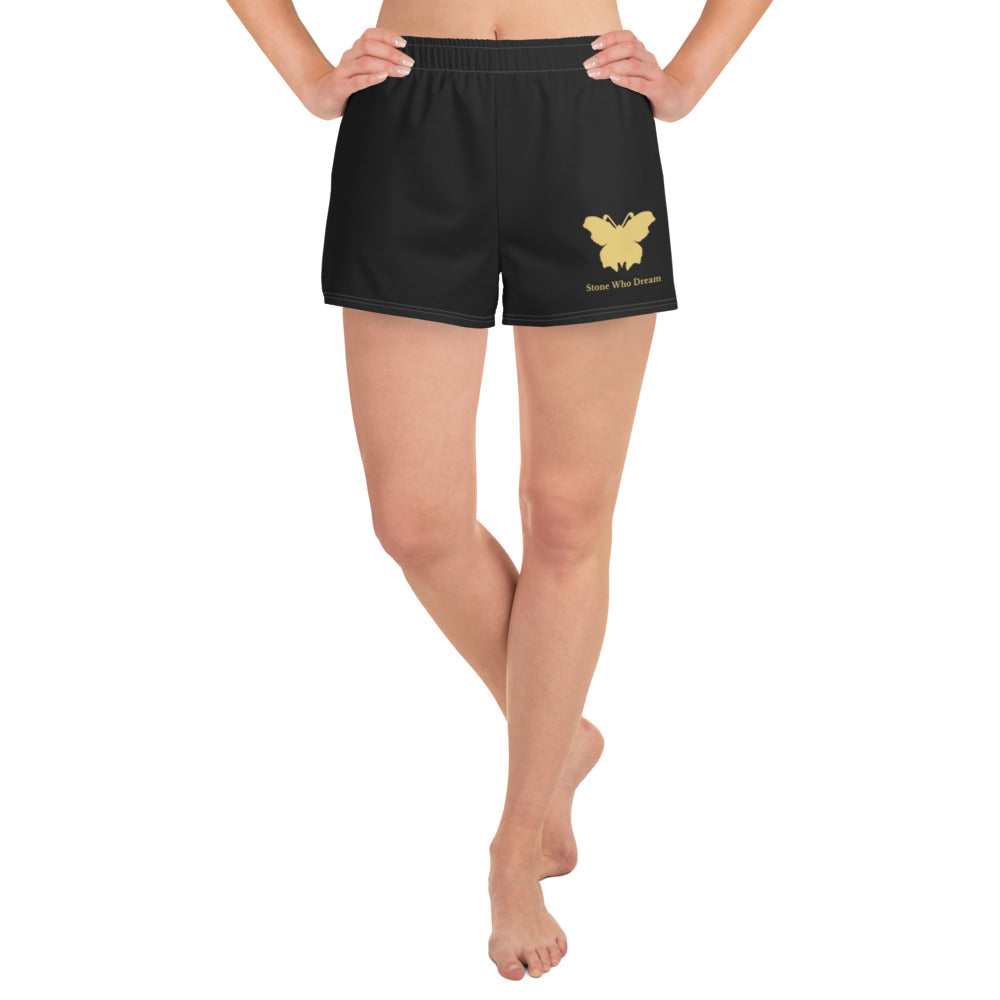 Logo collection｜Unisex Athletic Shorts｜Black