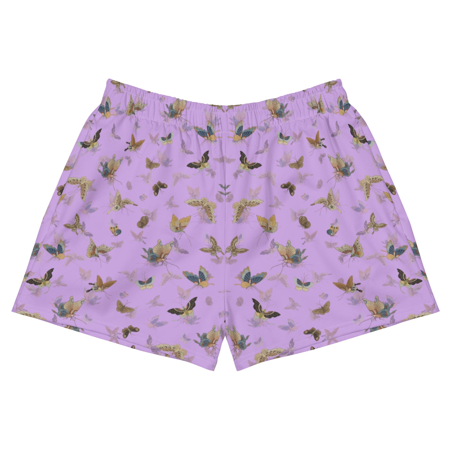 Butterfly dancing｜Unisex Athletic Shorts｜Lilac