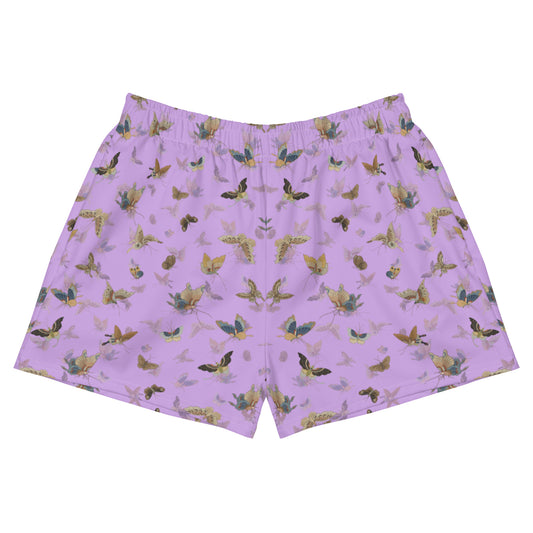 Butterfly dancing｜Unisex Athletic Shorts｜Lilac