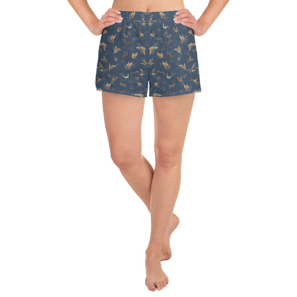 Butterfly dancing｜Unisex Athletic Shorts｜Dark blue