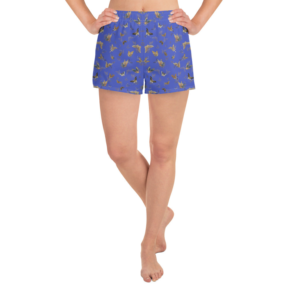 Butterfly dancing｜Unisex Athletic Shorts｜Royal blue