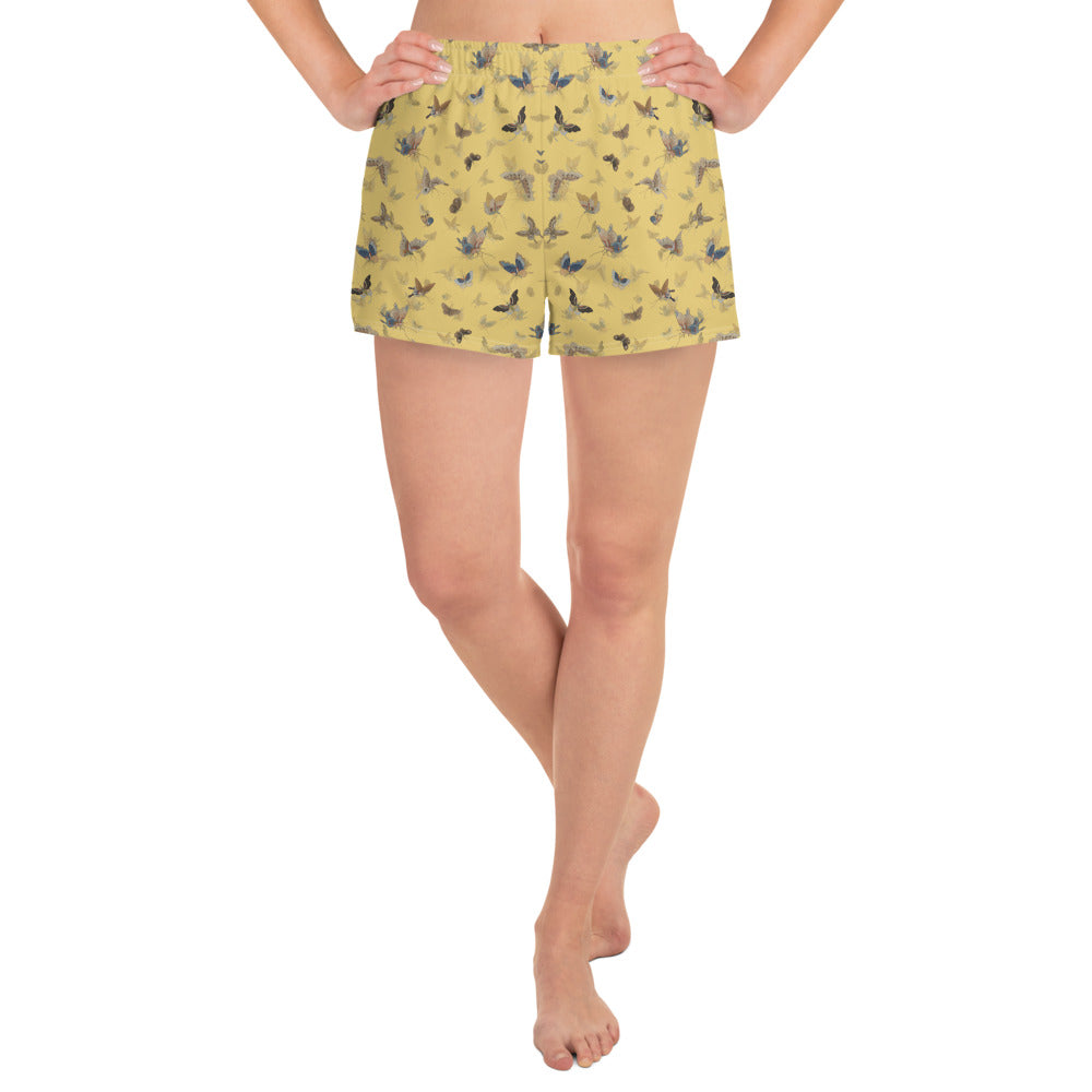 Butterfly dancing｜Unisex Athletic Shorts｜Gold