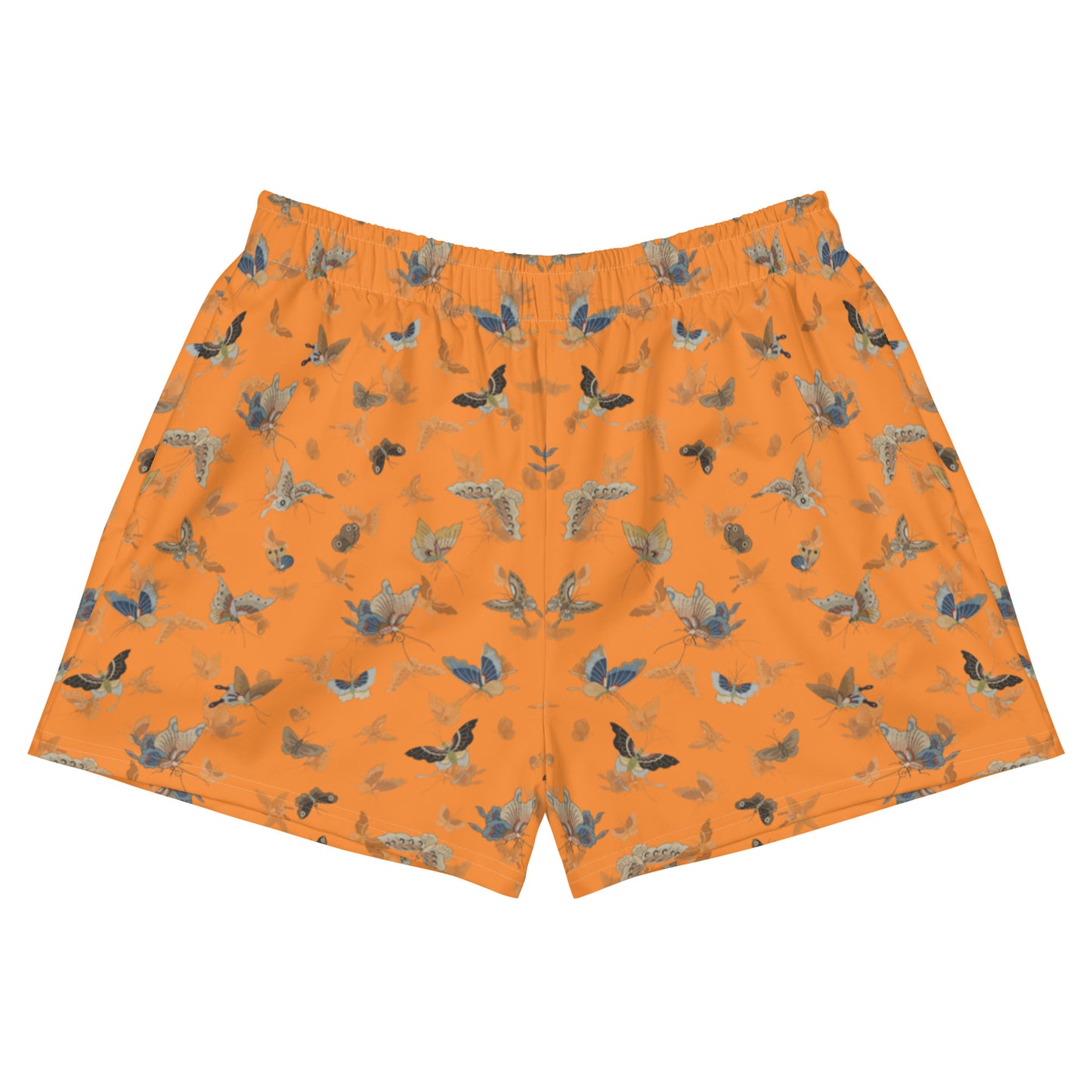 Butterfly dancing｜Unisex Athletic Shorts｜Orange