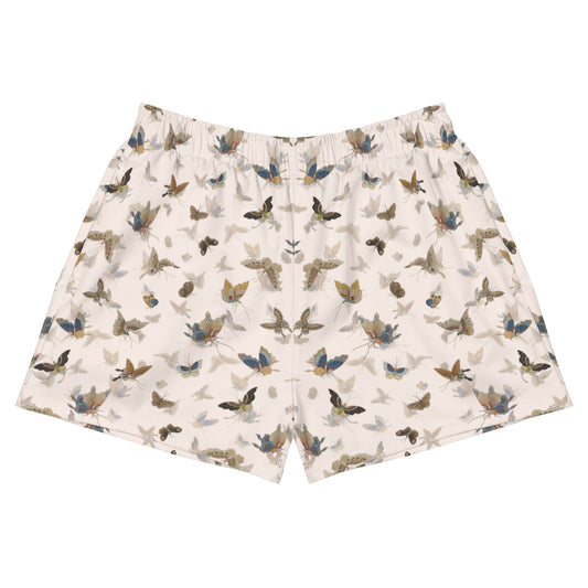 Butterfly dancing｜Unisex Athletic Shorts｜Fish belly white