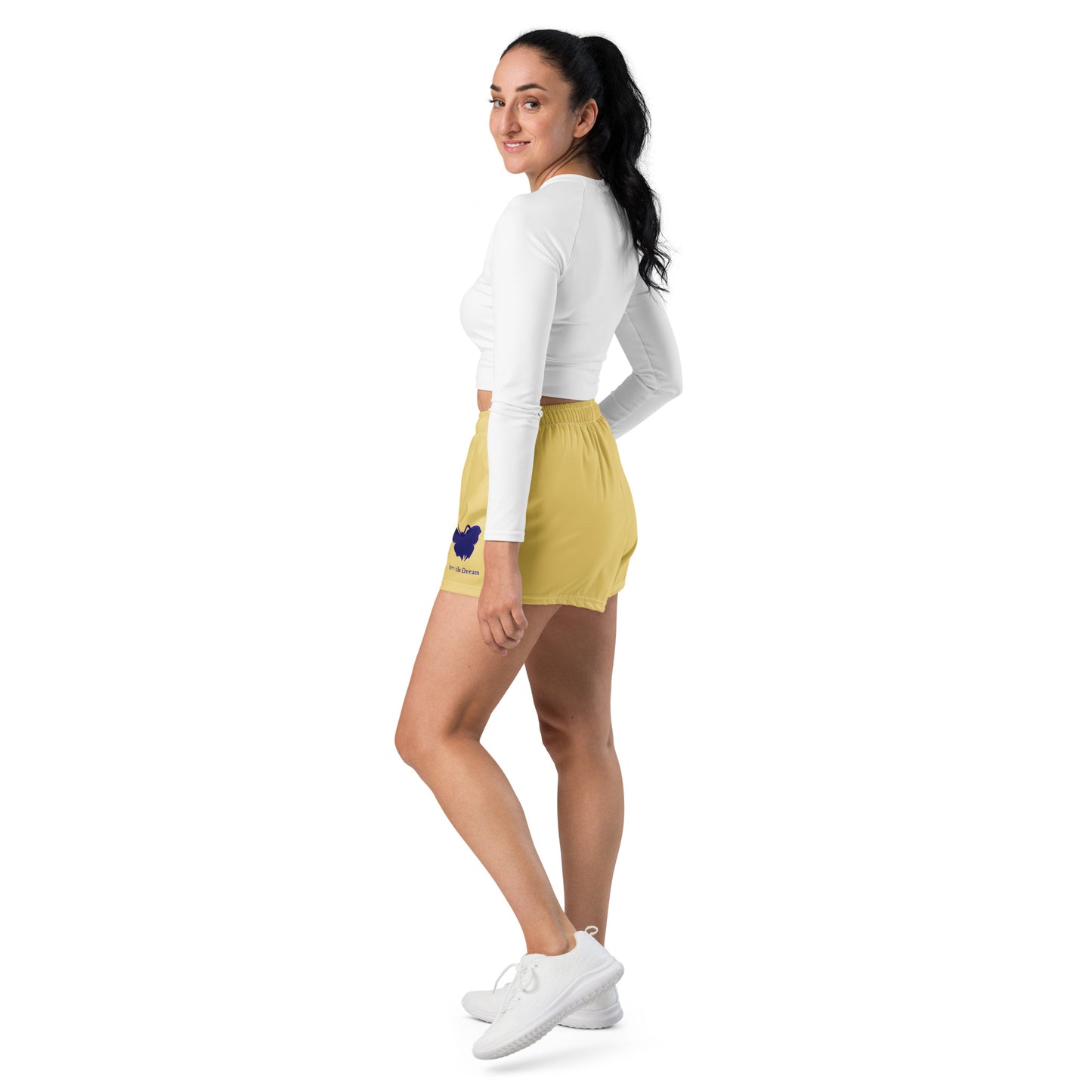 Logo collection｜Unisex Athletic Shorts｜Gold