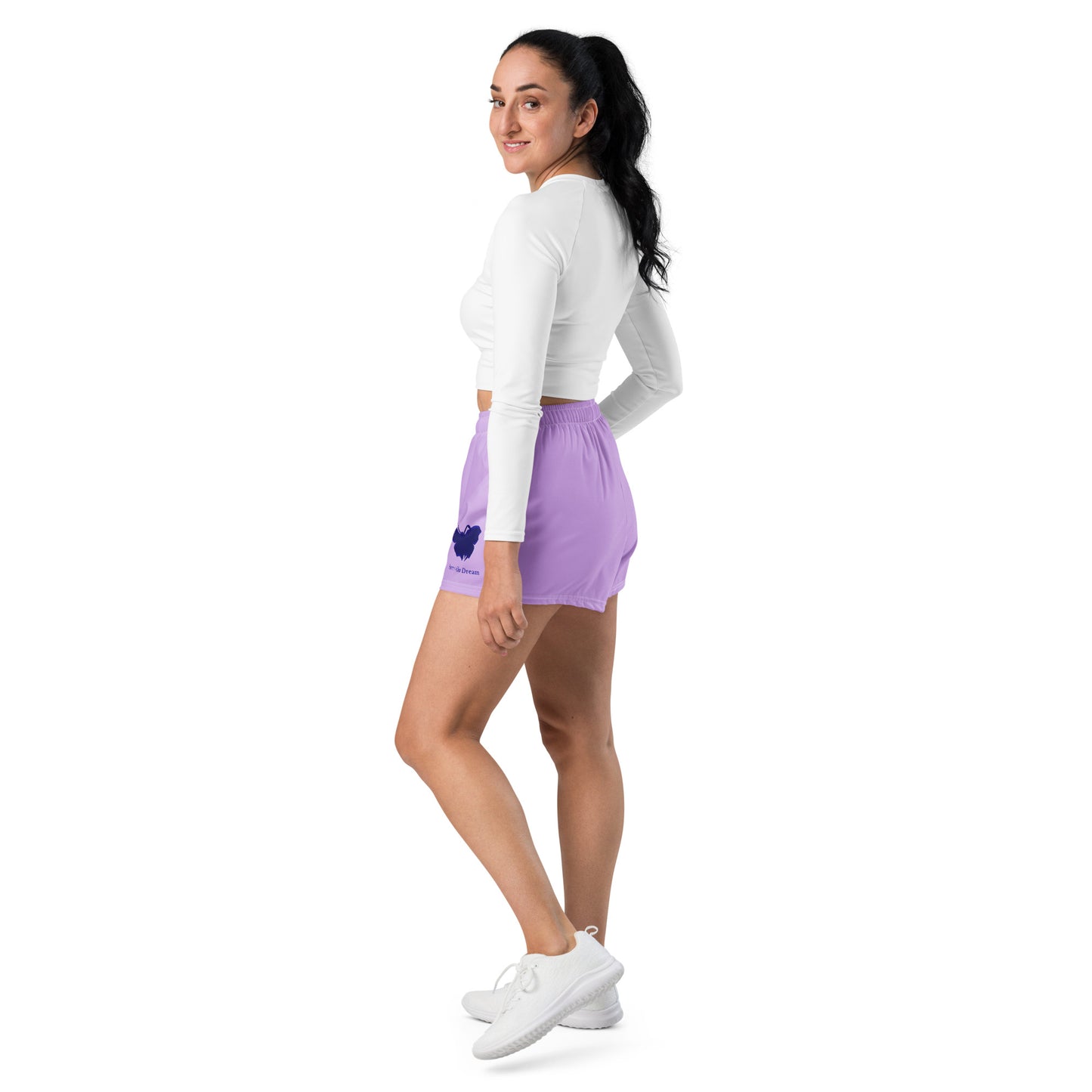 Logo collection｜Unisex Athletic Shorts｜Lilac