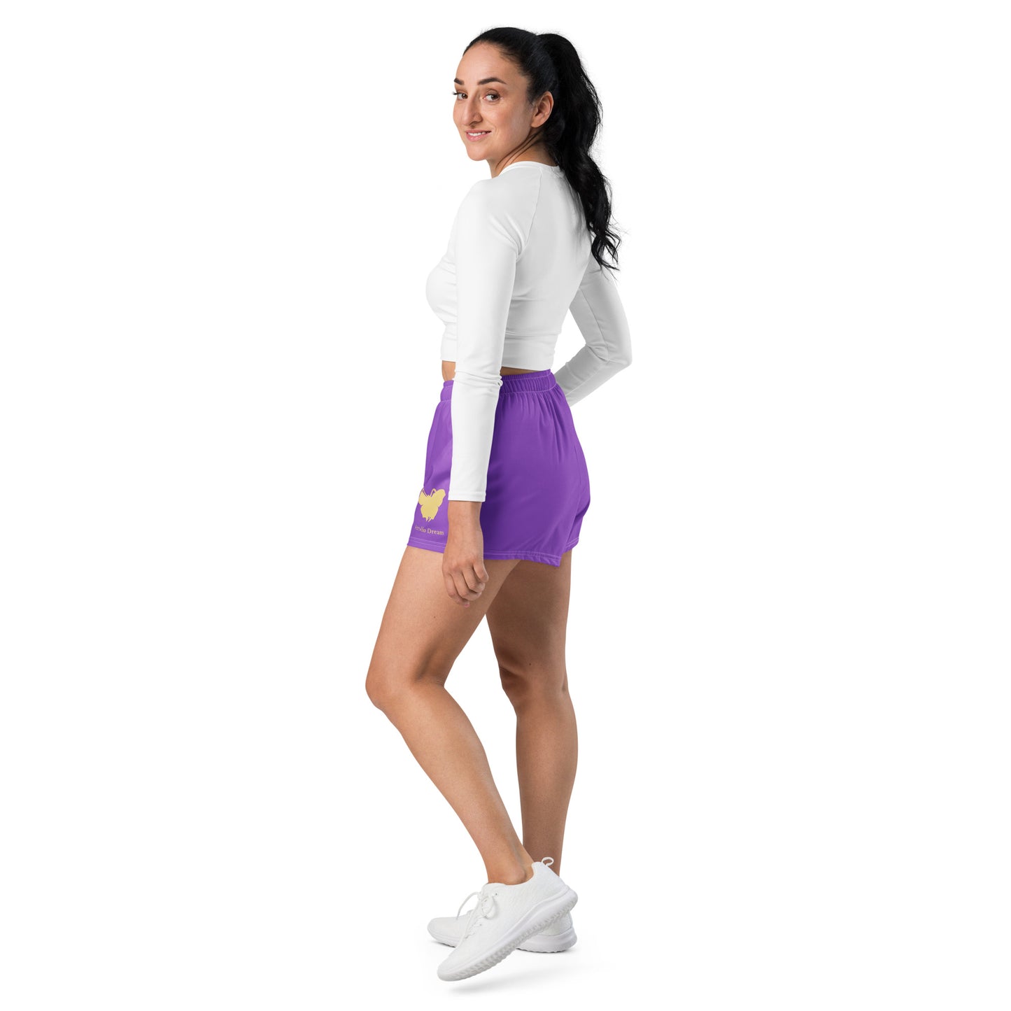 Logo collection｜Unisex Athletic Shorts｜Purple