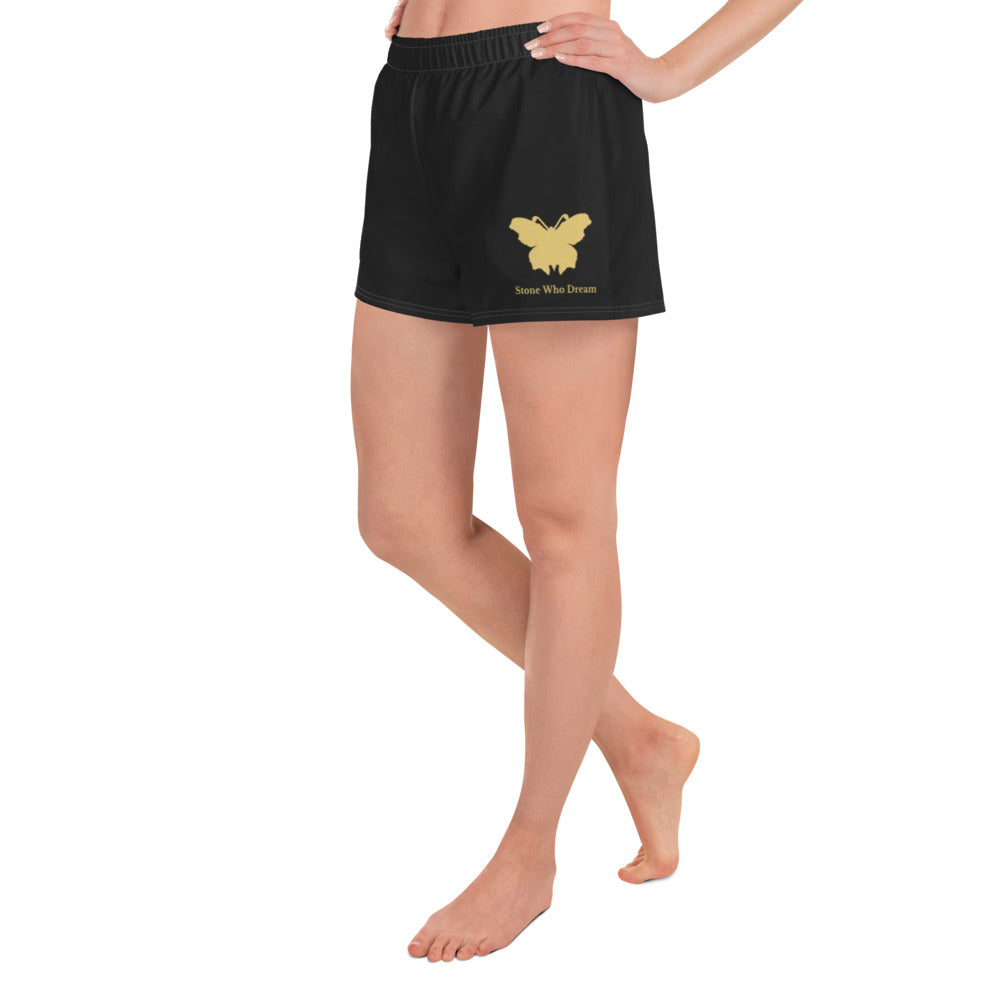 Logo collection｜Unisex Athletic Shorts｜Black