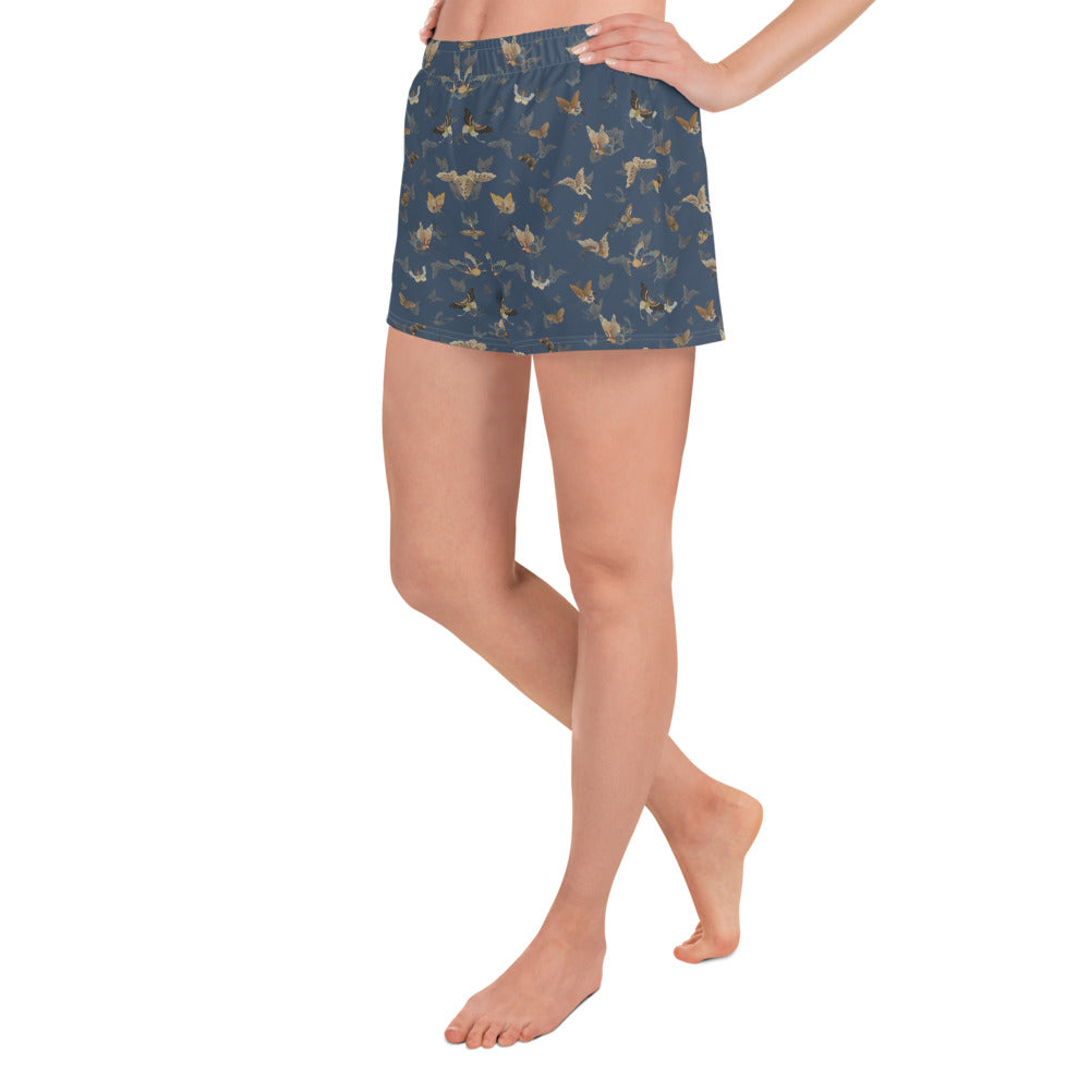 Butterfly dancing｜Unisex Athletic Shorts｜Dark blue