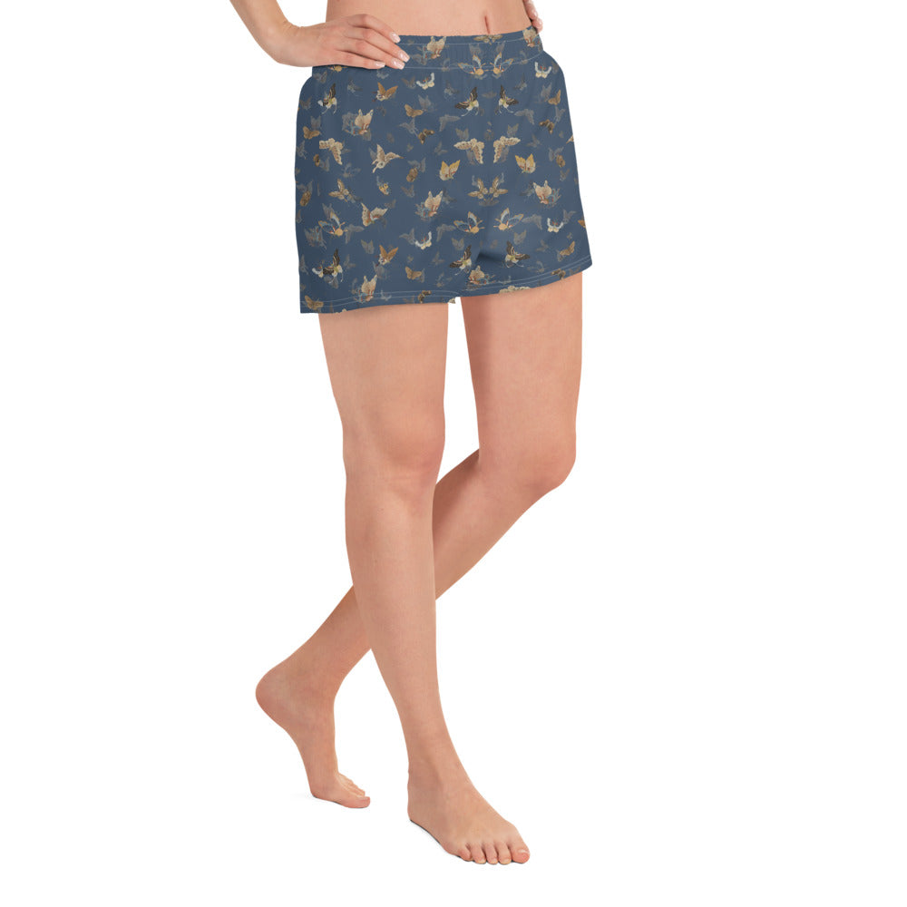 Butterfly dancing｜Unisex Athletic Shorts｜Dark blue