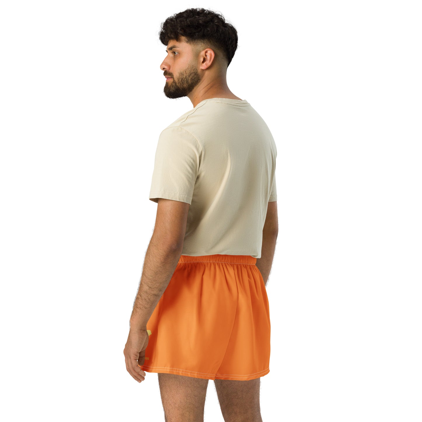 Logo collection｜Unisex Athletic Shorts｜Orange