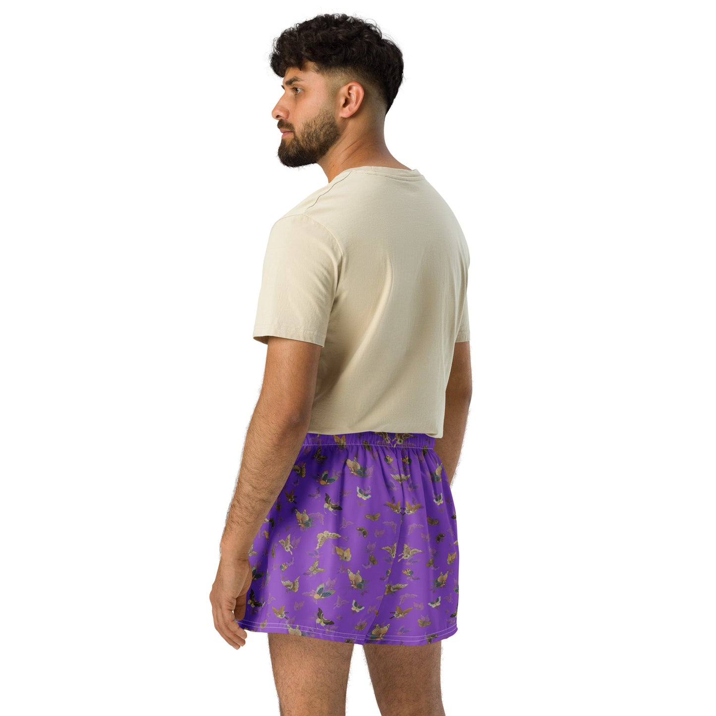 Butterfly dancing｜Unisex Athletic Shorts｜Purple