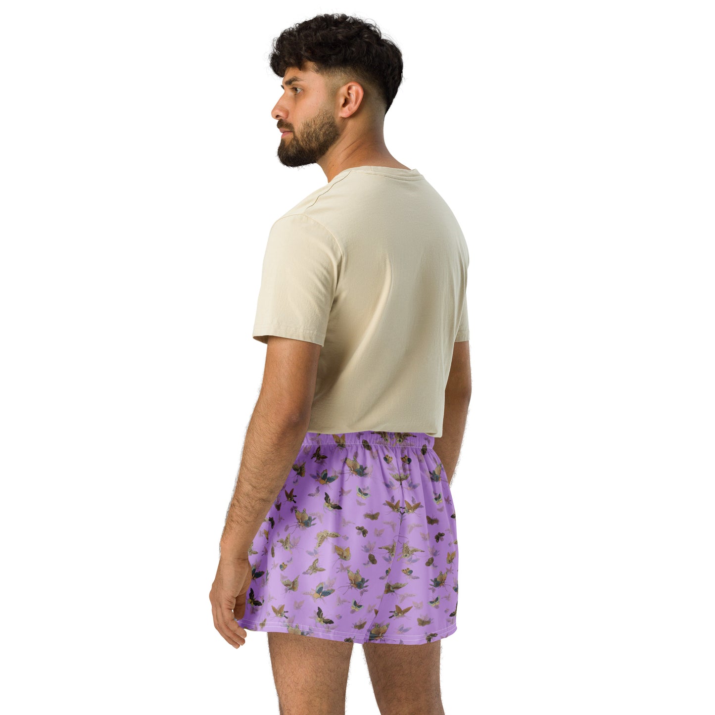 Butterfly dancing｜Unisex Athletic Shorts｜Lilac