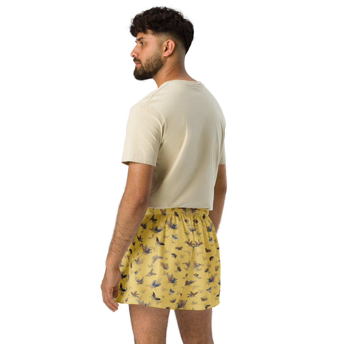 Butterfly dancing｜Unisex Athletic Shorts｜Gold