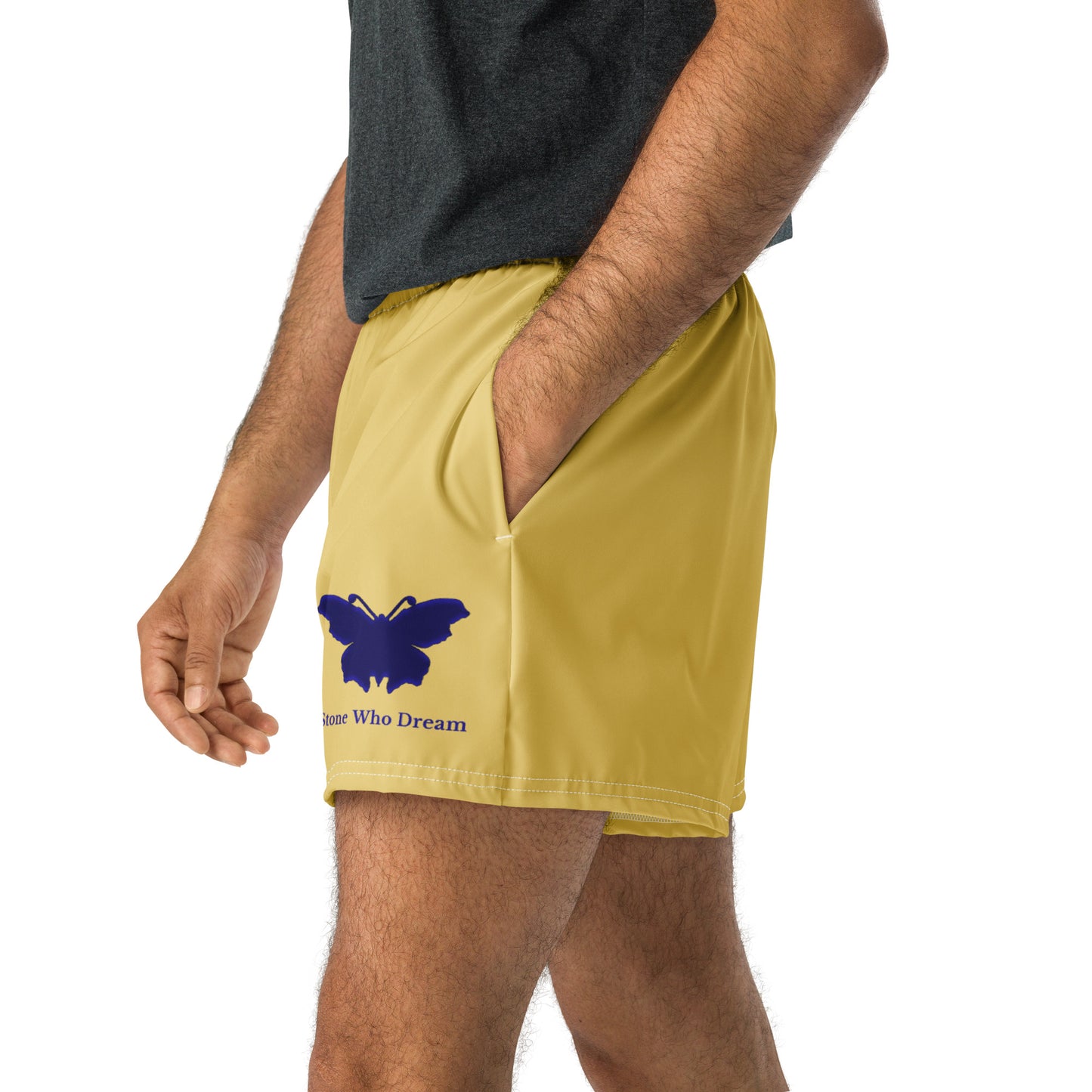 Logo collection｜Unisex Athletic Shorts｜Gold