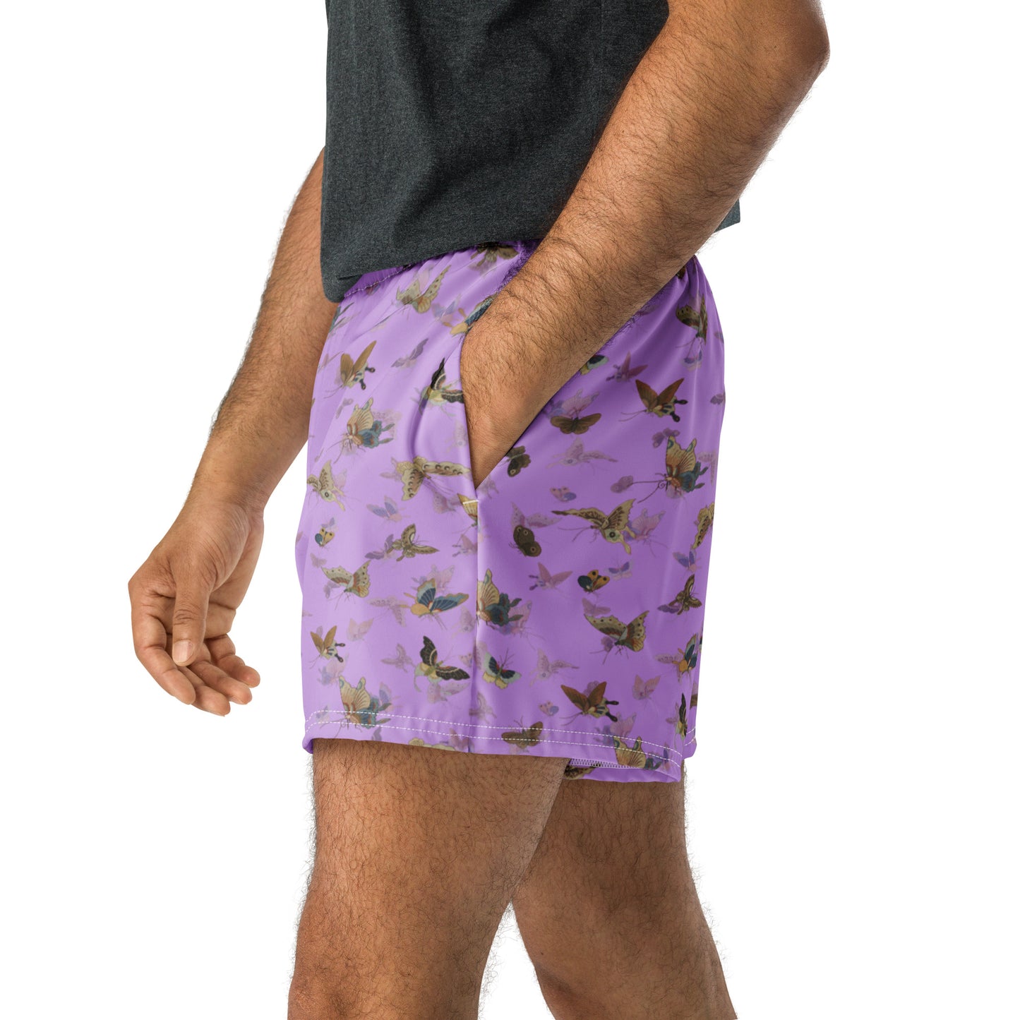 Butterfly dancing｜Unisex Athletic Shorts｜Lilac