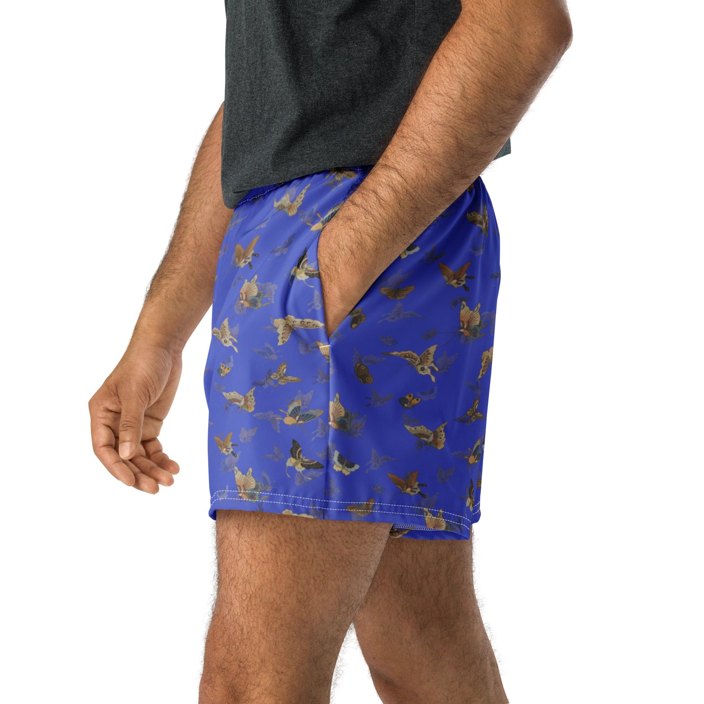 Butterfly dancing｜Unisex Athletic Shorts｜Royal blue