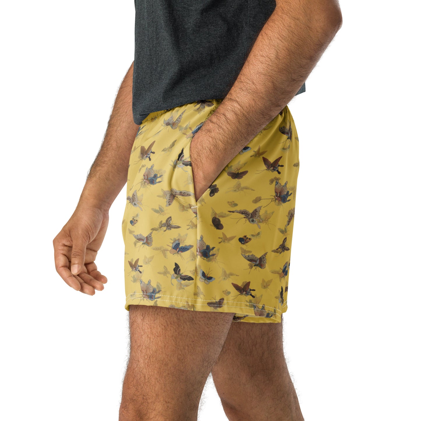 Butterfly dancing｜Unisex Athletic Shorts｜Gold