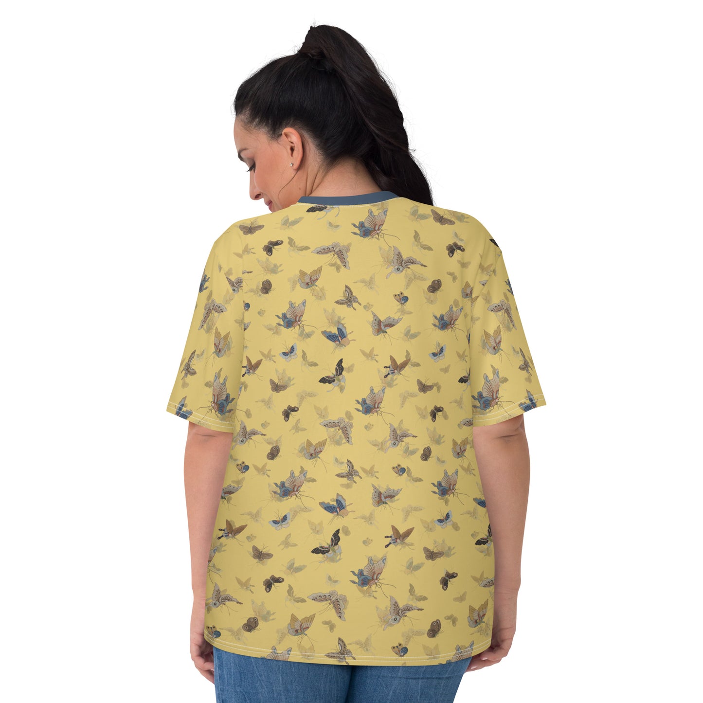 Butterfly dancing｜Ladies T-shirt｜Gold