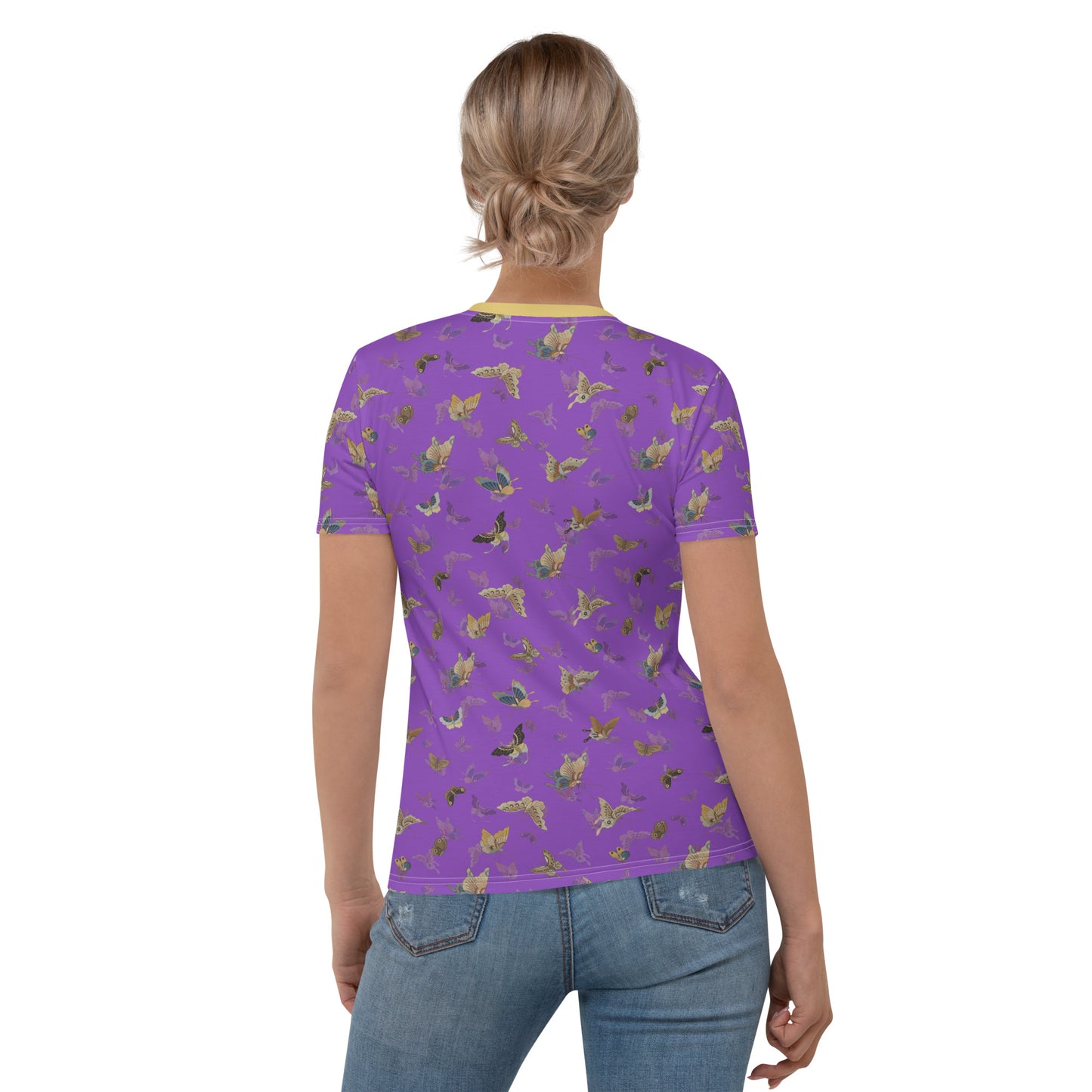 Butterfly dancing｜Ladies T-shirt｜Purple