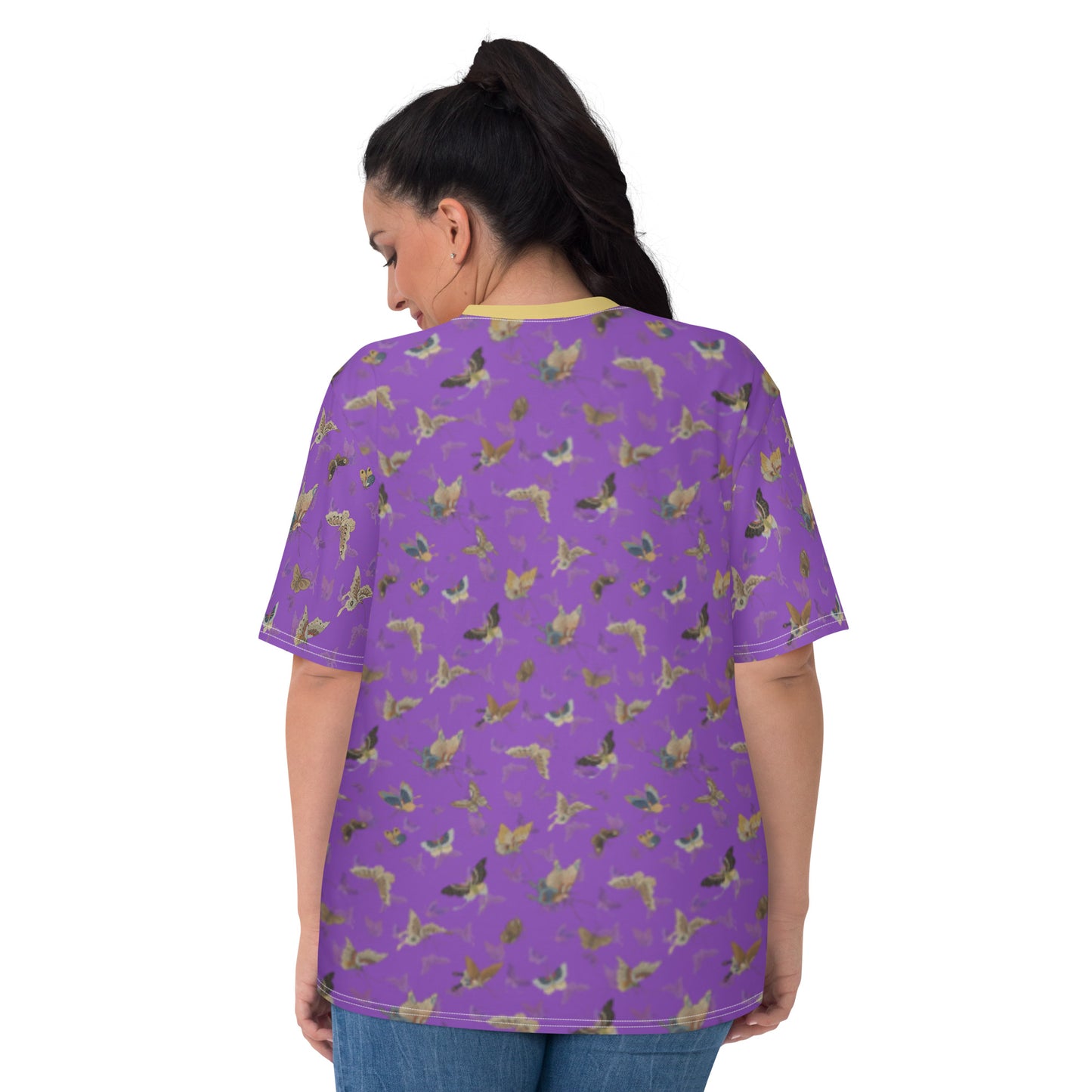 Butterfly dancing｜Ladies T-shirt｜Purple