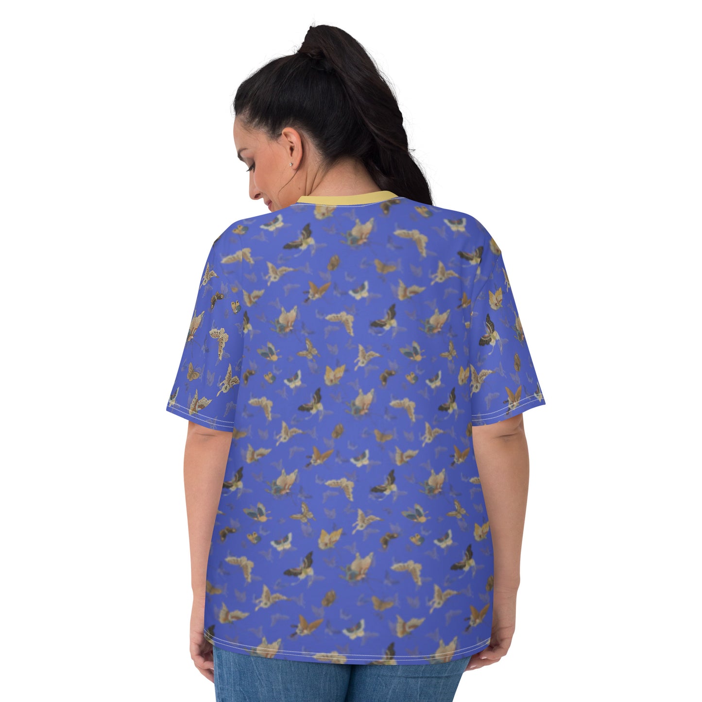 Butterfly dancing｜Ladies T-shirt｜Royal blue