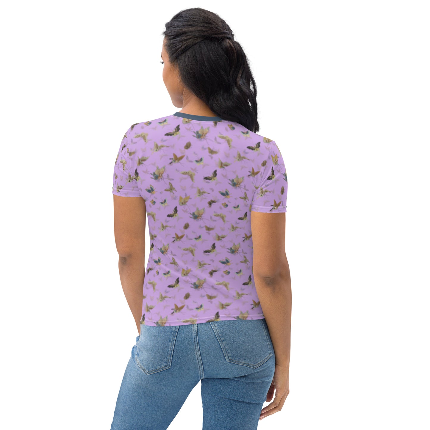 Butterfly dancing｜Ladies T-shirt｜Lilac