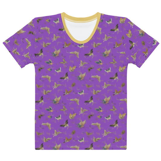 Butterfly dancing｜Ladies T-shirt｜Purple