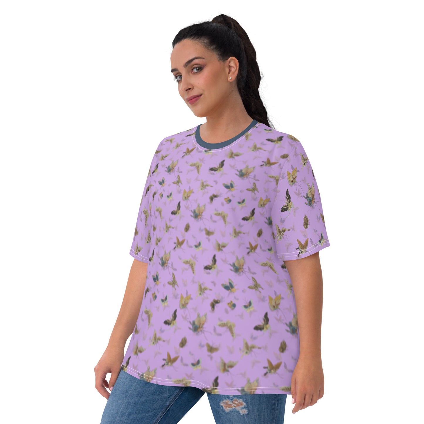 Butterfly dancing｜Ladies T-shirt｜Lilac