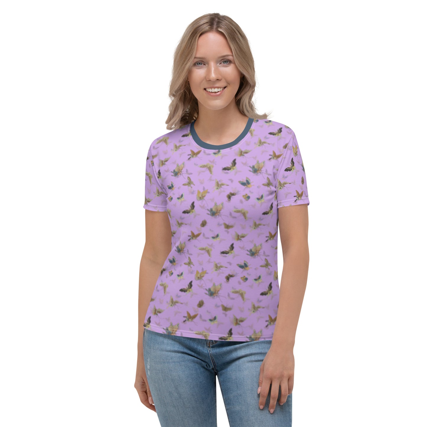 Butterfly dancing｜Ladies T-shirt｜Lilac