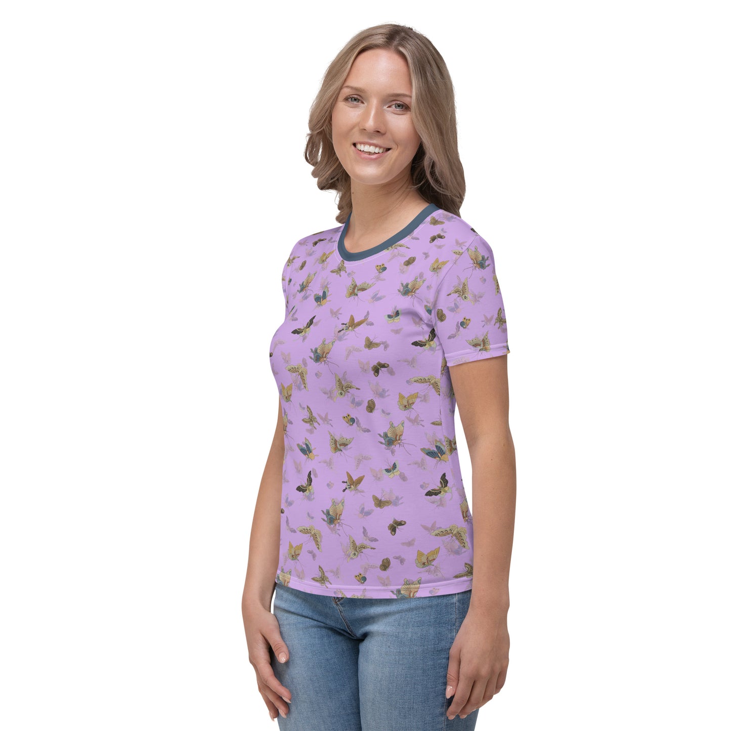 Butterfly dancing｜Ladies T-shirt｜Lilac