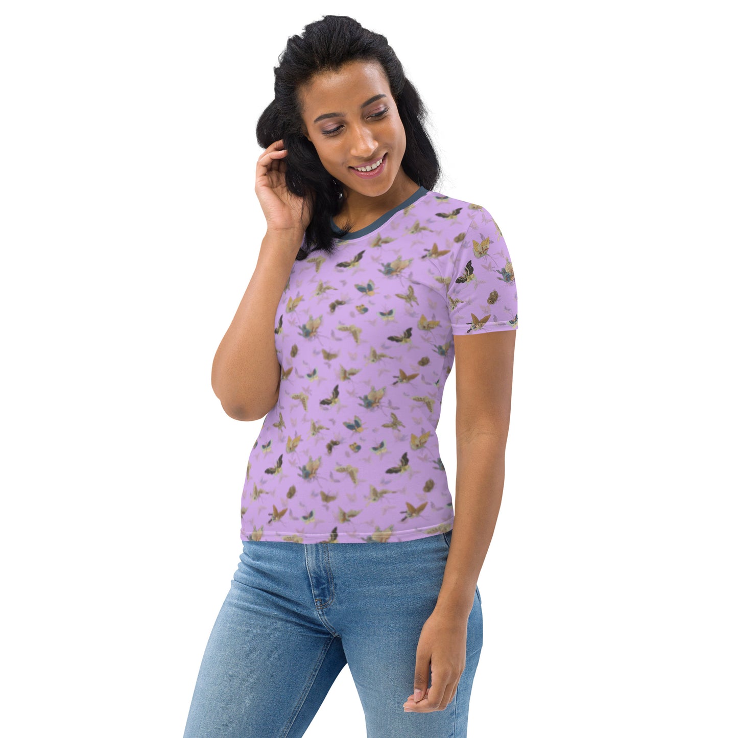 Butterfly dancing｜Ladies T-shirt｜Lilac