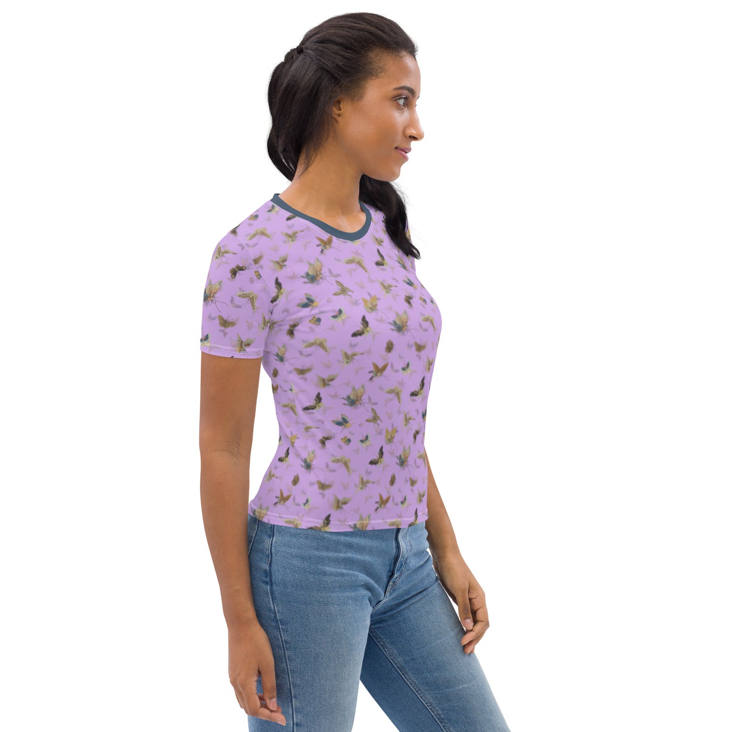 Butterfly dancing｜Ladies T-shirt｜Lilac