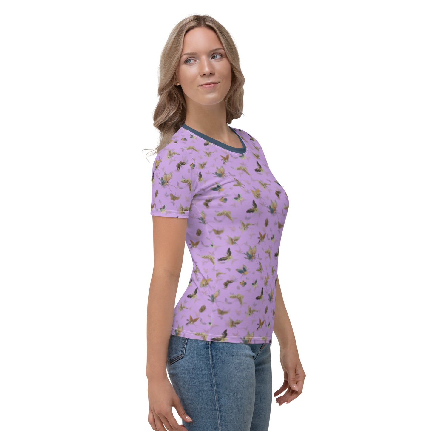 Butterfly dancing｜Ladies T-shirt｜Lilac