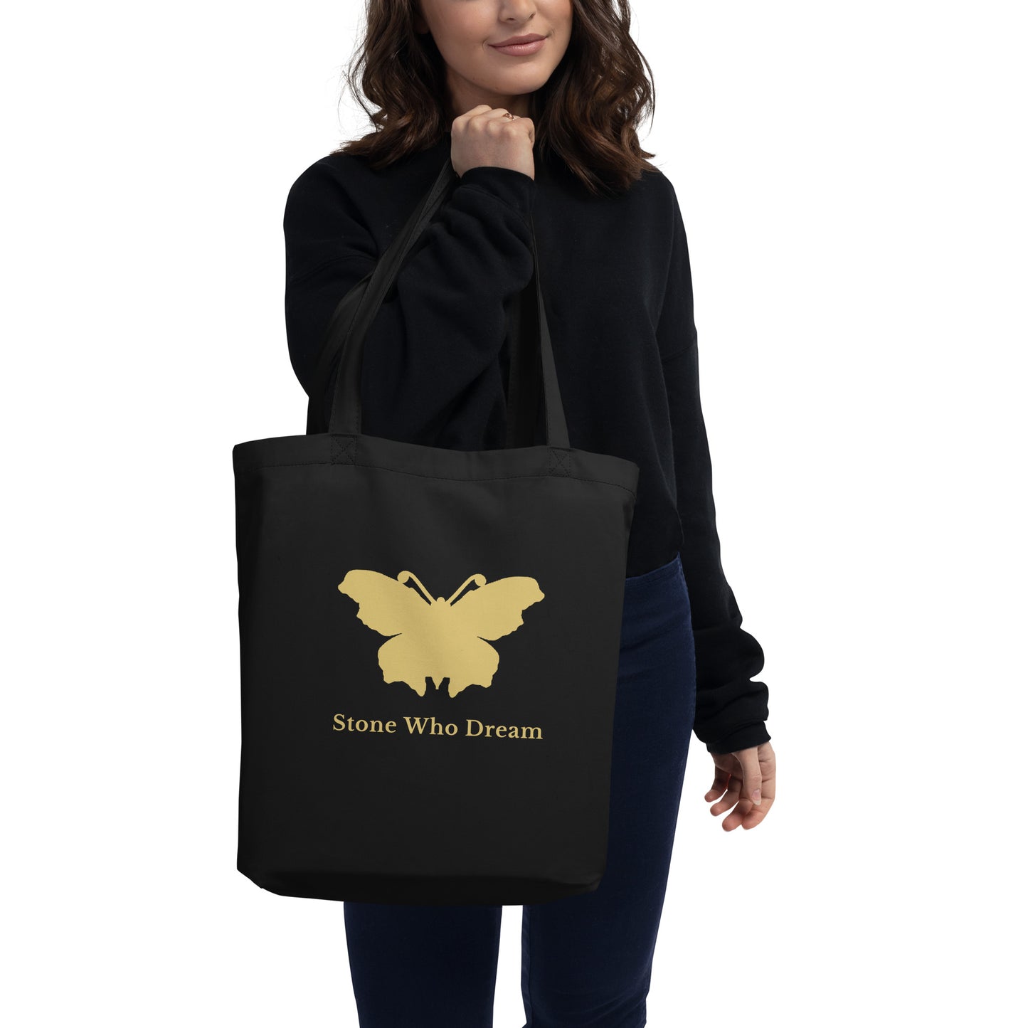 Logo collection｜Organic Tote Bag｜Black