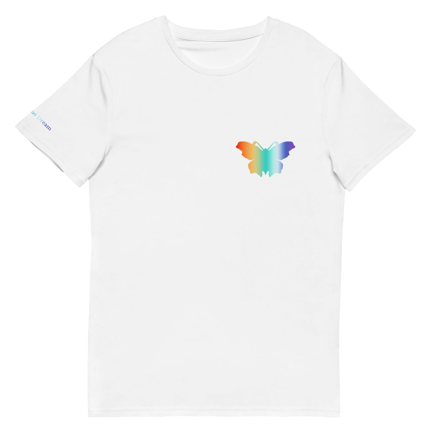 Logo collection｜Men's premium cotton t-shirt｜Rainbow(L) and Front