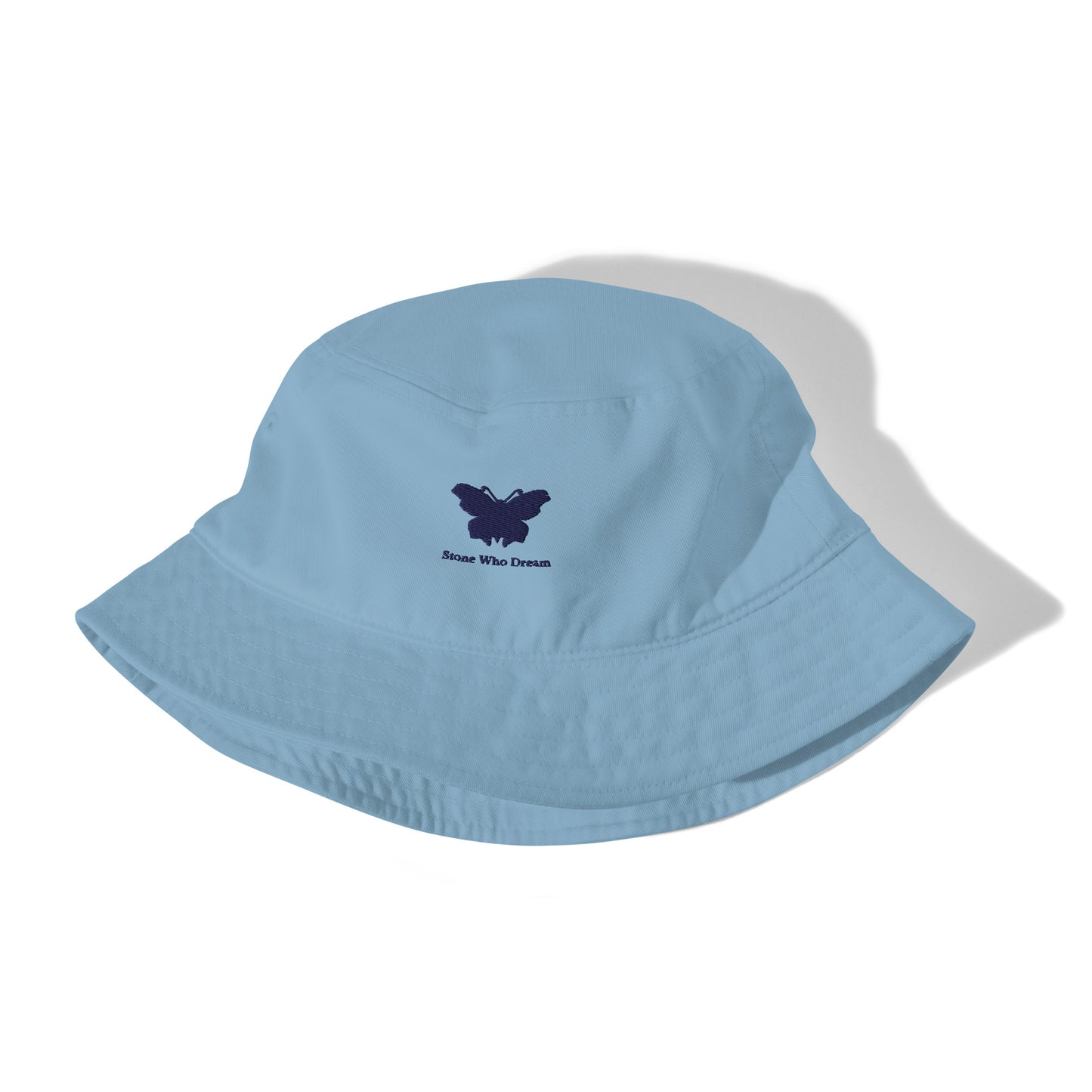 Logo collection｜Organic bucket hat｜Royal blue